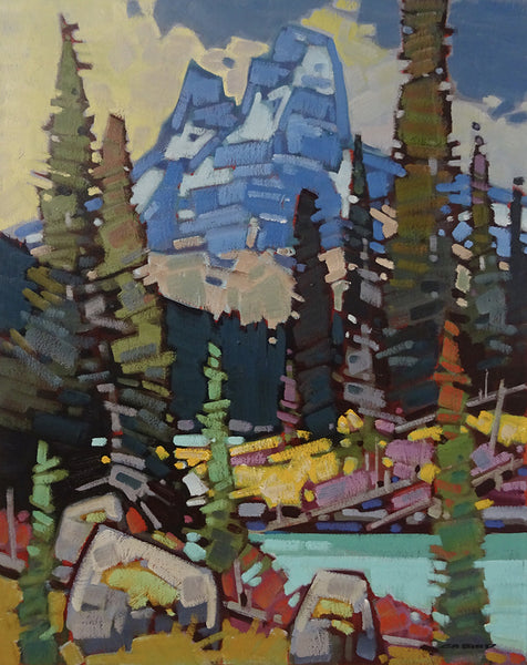 Cameron Bird artwork 'LAKE O'HARA PATTERNS' at Canada House Gallery