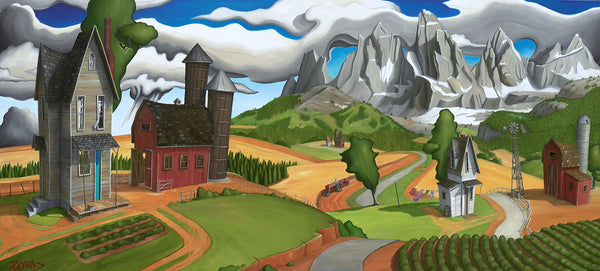 Glenn Payan artwork 'TETONS, VIEW FROM IDAHO' at Canada House Gallery