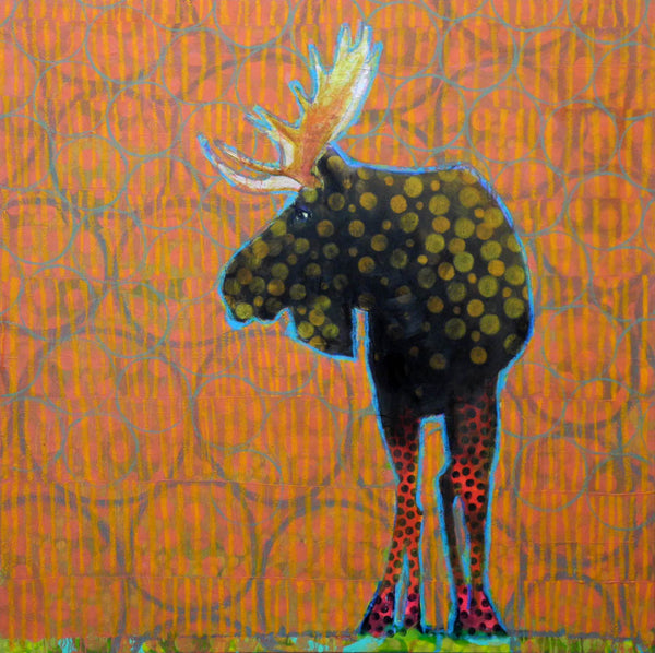 Les Thomas artwork 'AP #023-2224 MOOSE' at Canada House Gallery