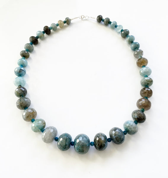 . NESHKA artwork 'AQUAMARINE NECKLACE #1104' at Canada House Gallery