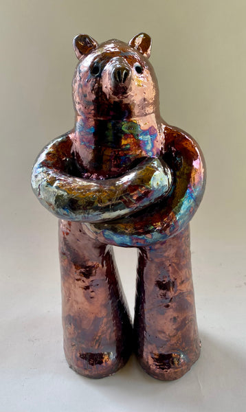 Elizabeth Harris artwork 'SELF CARE BEAR' at Canada House Gallery