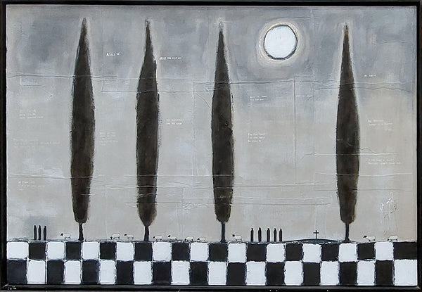 Jimmy Wright artwork 'GROWING UP CATHOLIC' at Canada House Gallery