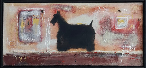 Jimmy Wright artwork 'UNTITLED - BLACK DOG' at Canada House Gallery