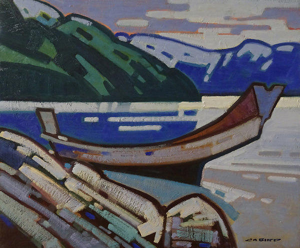 Cameron Bird artwork 'COASTAL WINTER' at Canada House Gallery