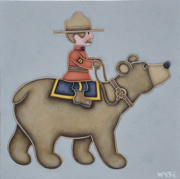 Peter Wyse artwork 'HIGHWAY PATROL' at Canada House Gallery