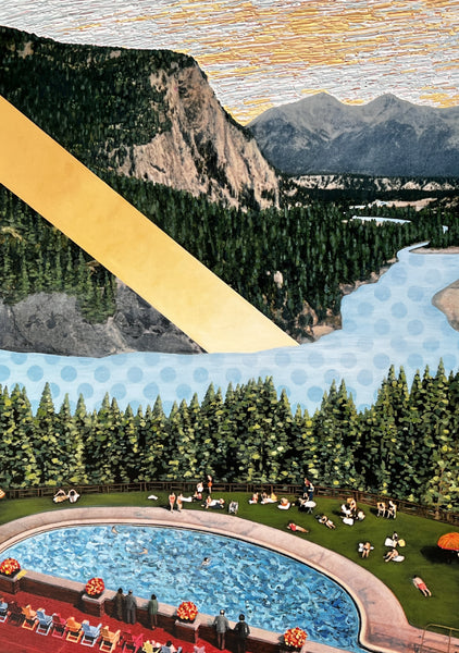 Sarah Martin artwork 'NOWHERE TO GO BUT HERE' at Canada House Gallery