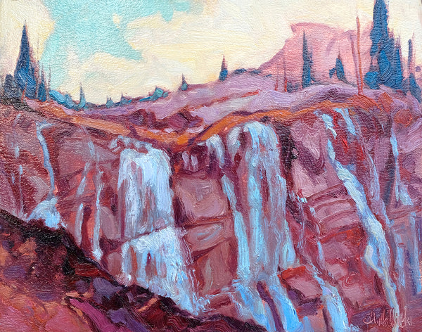 Dominik J Modlinski artwork 'SEVEN VEIL FALLS' at Canada House Gallery