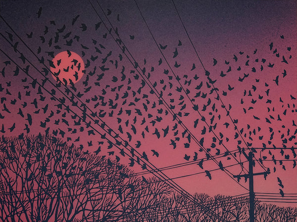 Jeff Sylvester artwork 'WINGS OVER WIRES' at Canada House Gallery