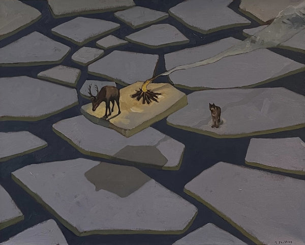 Travis Shilling artwork 'THE HUNT' at Canada House Gallery