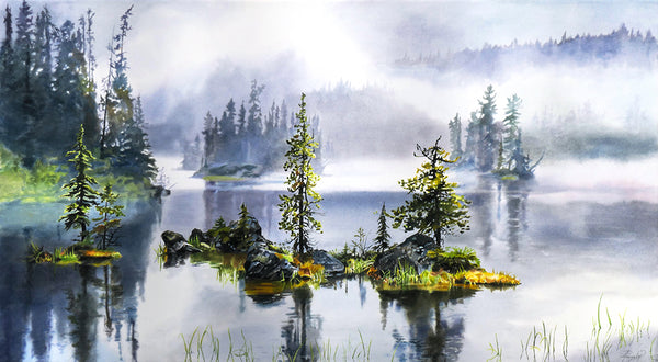 Jennifer Annesley artwork 'ISLET STANDS' at Canada House Gallery