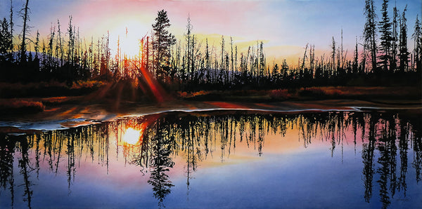 Jennifer Annesley artwork 'CALL OF SILENCE' at Canada House Gallery