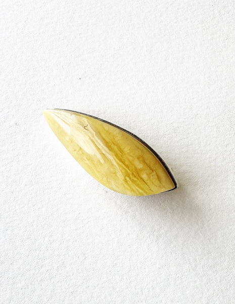 . NESHKA artwork 'MILKY AMBER BROOCH' at Canada House Gallery