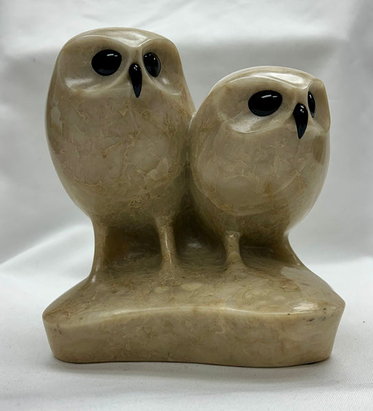 David Riome artwork 'BURROWING OWLS' at Canada House Gallery