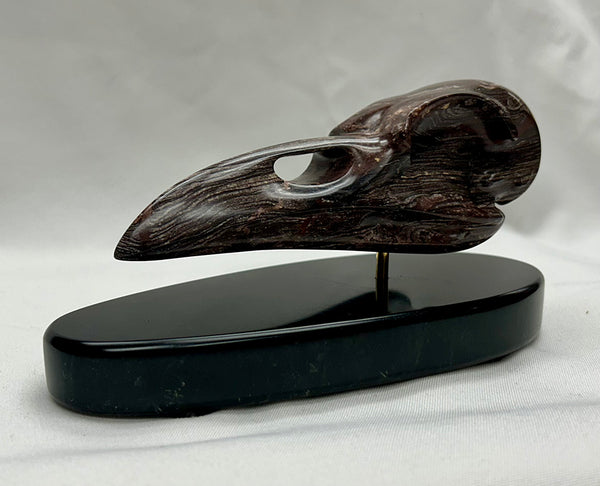 David Riome artwork 'RAVEN SKULL STUDY #2' at Canada House Gallery