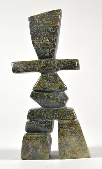 Mathewsie Oshutsiaq artwork 'INUKSHUK' at Canada House Gallery