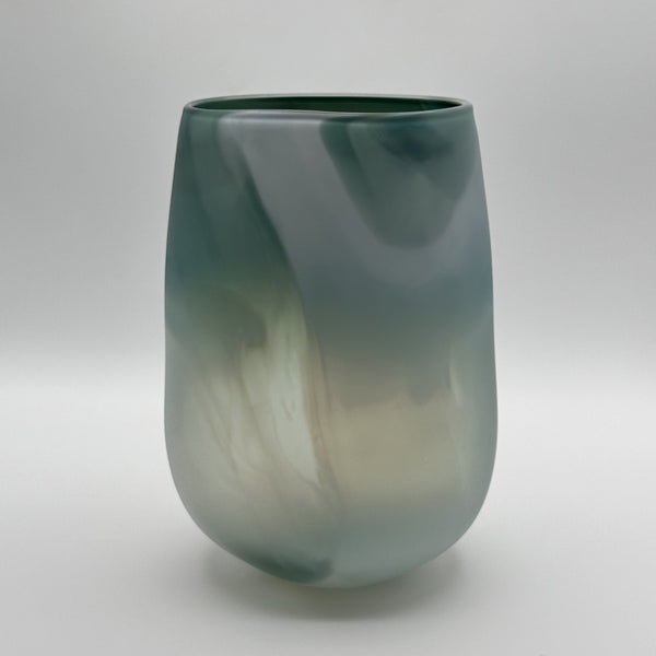 Ariel Hill artwork 'AQUA AURA QUARTZ VASE' at Canada House Gallery