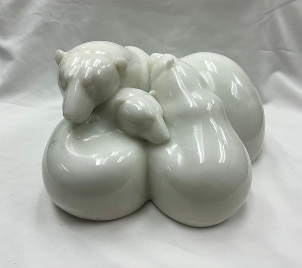 Ken Q Li artwork 'POLAR BEAR FAMILY' at Canada House Gallery