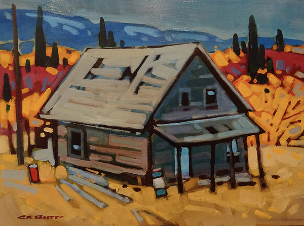 Cameron Bird artwork 'CARIBOO LIFE' at Canada House Gallery