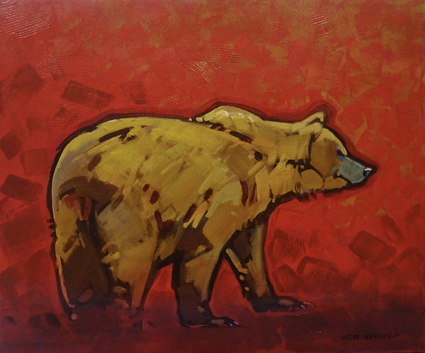 Cameron Bird artwork 'BOW VALLEY RESIDENT' at Canada House Gallery