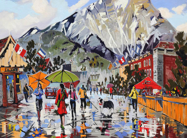 Robert Roy artwork 'LA VRAIE RICHESSE' at Canada House Gallery