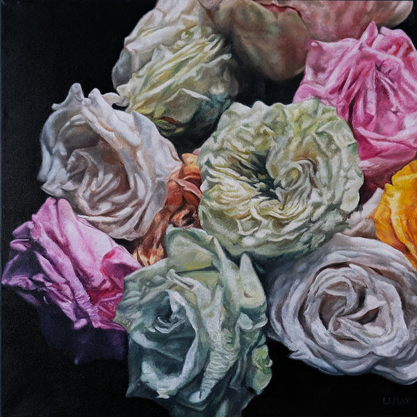 Robert Lemay artwork 'GARDEN ROSES' at Canada House Gallery