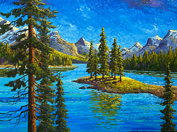 Rod Charlesworth artwork 'THE SPIRIT OF MALIGNE' at Canada House Gallery