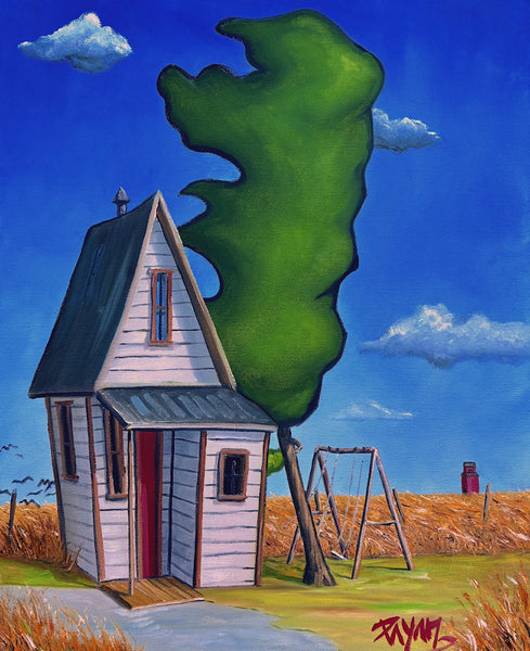 Glenn Payan artwork 'A WINDY DAY' at Canada House Gallery