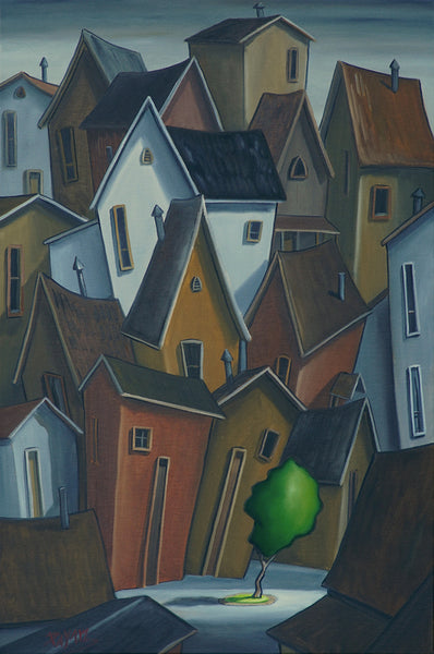 Glenn Payan artwork 'CITY PARK' at Canada House Gallery