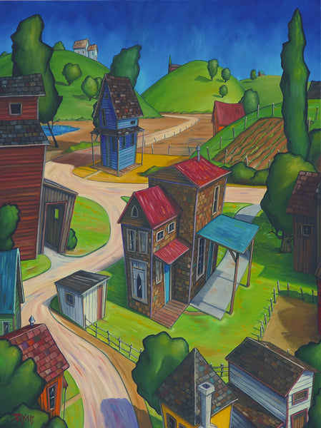 Glenn Payan artwork 'COUNTRY ROAD 2' at Canada House Gallery