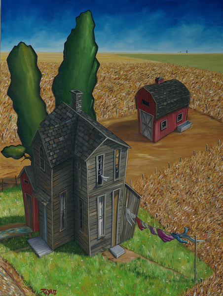 Glenn Payan artwork 'FAMILY HOMESTEAD' at Canada House Gallery