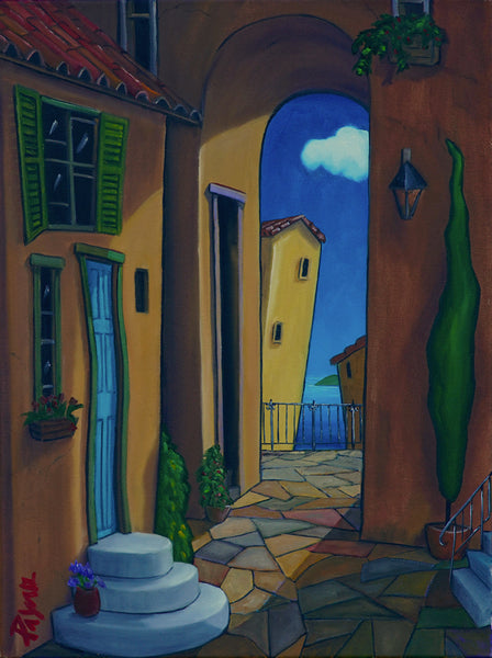 Glenn Payan artwork 'MEDITERRANEAN VACATION' at Canada House Gallery