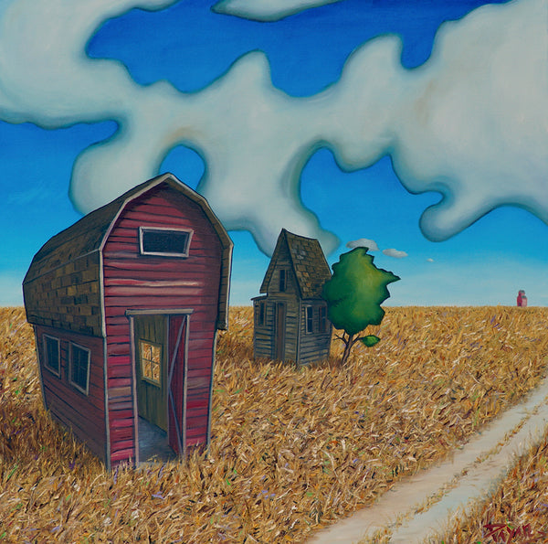 Glenn Payan artwork 'PRAIRIE TRAVELS' at Canada House Gallery