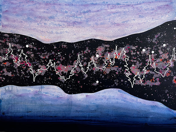 Kerry Langlois artwork 'BEHIND MY EYES' at Canada House Gallery