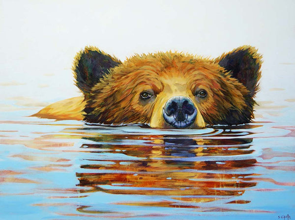 Susie Cipolla artwork 'A COOL DIP' at Canada House Gallery