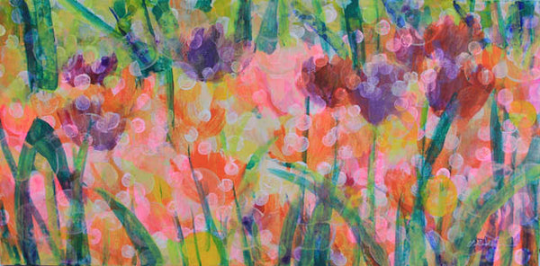 Bev Rodin artwork 'SPRING CHOIR' at Canada House Gallery