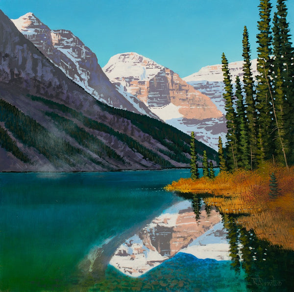 Roger D Arndt artwork 'MT. LEFROY' at Canada House Gallery