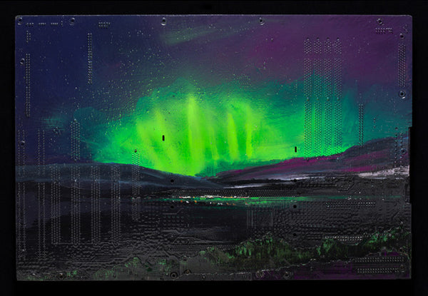 Peter McFarlane artwork 'NORTHERN LIGHT' at Canada House Gallery