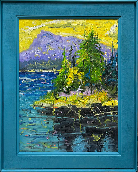 Michael Cameron artwork 'BANFF MOUNTAINS' at Canada House Gallery