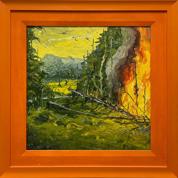 Michael Cameron artwork 'SMALL FIRE BANFF' at Canada House Gallery