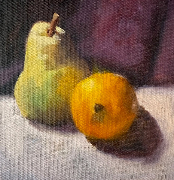 Gaye Adams artwork 'PEAR AND LEMON' at Canada House Gallery