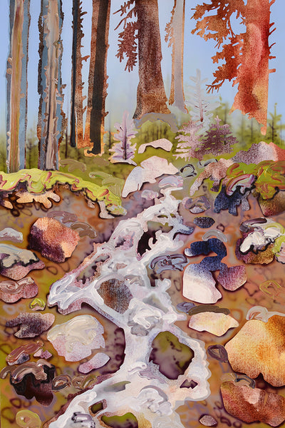 Sheila Kernan artwork 'SITTING IN STILLNESS' at Canada House Gallery