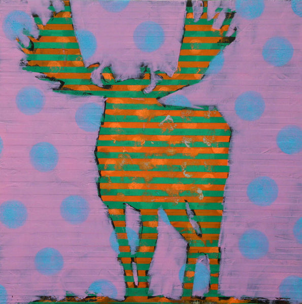 Les Thomas artwork 'AP #025-2369 MOOSE' at Canada House Gallery