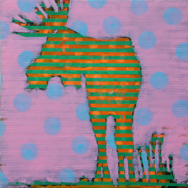 Les Thomas artwork 'AP #025-2370 MOOSE' at Canada House Gallery