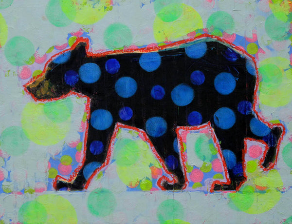 Les Thomas artwork 'AP #025-2379 BLACK BEAR' at Canada House Gallery