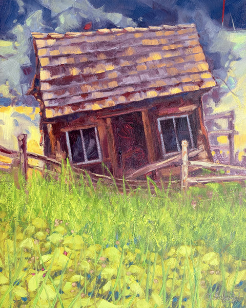 Dominik J Modlinski artwork 'THROUGH THE VEIL OF TIME' at Canada House Gallery