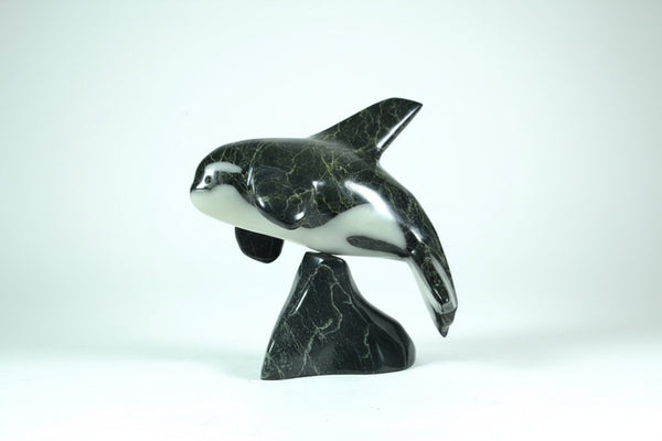 Johnnysa Mathewsie artwork 'KILLER WHALE ON BASE' at Canada House Gallery