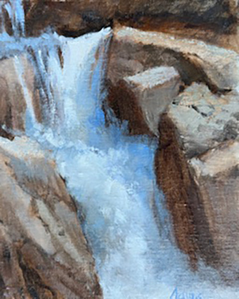 Gaye Adams artwork 'TUMBLING' at Canada House Gallery