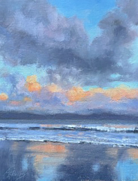 Gaye Adams artwork 'A BREAK IN THE STORM' at Canada House Gallery