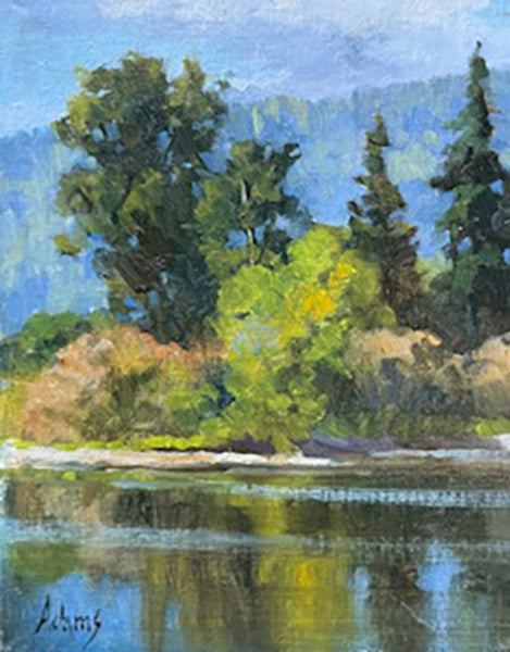 Gaye Adams artwork 'SEPTEMBER REFLECTIONS' at Canada House Gallery