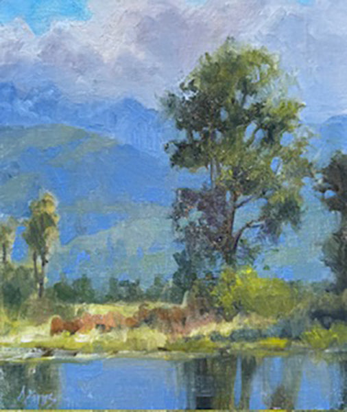 Gaye Adams artwork 'PITT MEADOWS SPRING' at Canada House Gallery